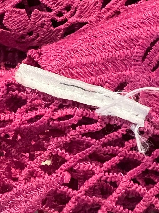 FARM Rio Pink Alucina Luz Guipire Crop Top M - Picture 9 of 11